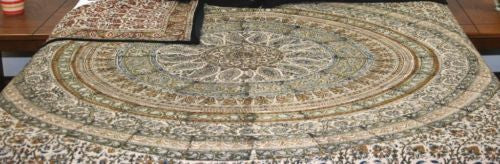 CLEARANCE SALE Reversible Duvet Cover  Kalamkari 100% Cotton Full Queen - Sweet Us