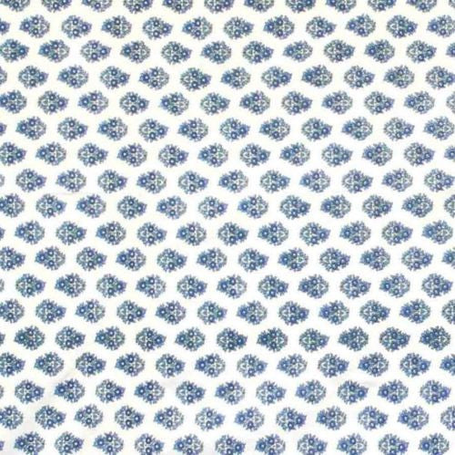 Handmade Blue Floral Monotone Buti 100% Cotton Tablecloth 60x60 Square - Sweet Us