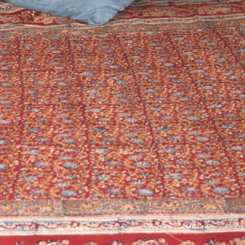 Reversible Duvet Cover Block Print Vegetable Dye Cotton Full Queen Gorgeous - Sweet Us