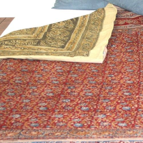 Reversible Duvet Cover Block Print Vegetable Dye Cotton Full Queen Gorgeous - Sweet Us