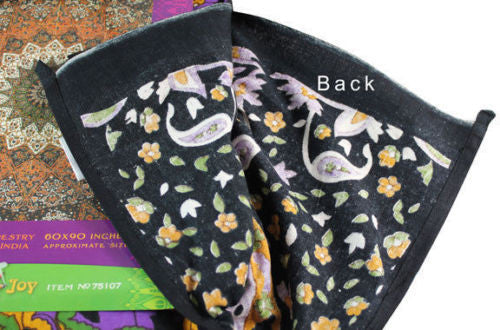 Handmade 100% Cotton Indian Star Mandala Tapestry 60x90 Twin XL Dorm Multi-Color - Sweet Us