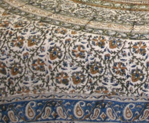 Clearance Sale Handmade 100% Cotton "Block Print" Reversible Duvet Cover Kalamkari Queen King - Sweet Us