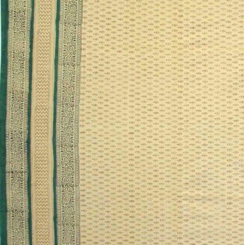 Handmade 100% Cotton Bagru Block Print Tapestry Tablecloth Bedspread Green Twin - Sweet Us