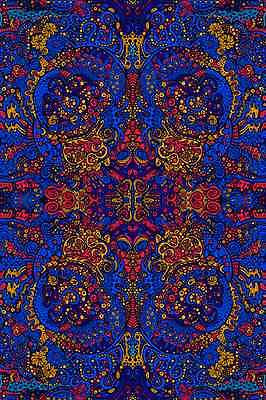 Handmade 3D Psychedelic Liquid A 100% Cotton Tapestry Tablecloth Coverlet 60x90 - Sweet Us