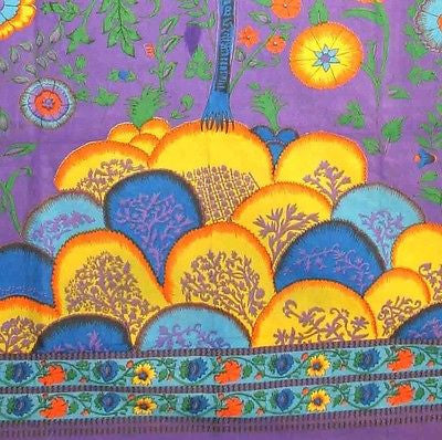 Tree of Life Throw Tapestry Tablecloth Coverlet Spread Wall Hang Full Purple - Sweet Us