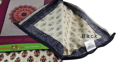 Handmade 100% Cotton Circle Mandala Geometrical Tapestry Tablecloth Spread 60x90 - Sweet Us