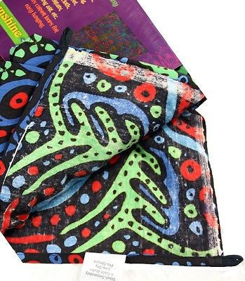 Handmade Cotton 3D Liquid L Psychedelic Tapestry Tablecloth Spread Twin 60x90 - Sweet Us