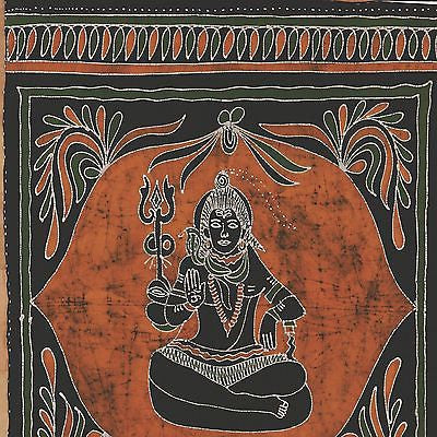 Handmade 100% Cotton Batik Supreme Tablecloth Tapestry 55x80 Sumptuous Brown - Sweet Us