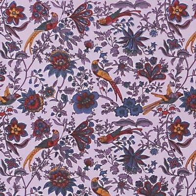 Handmade Birds of Paradise Tapestry Bedspread Coverlet 100% Cotton Lavender Full - Sweet Us