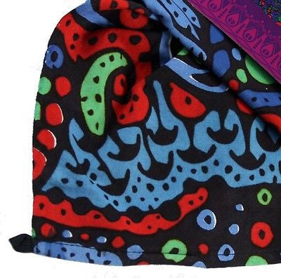 Handmade Cotton 3D Liquid L Psychedelic Tapestry Tablecloth Spread Twin 60x90 - Sweet Us