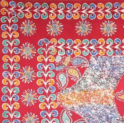 Handmade 100% Cotton Snowflake Batik Paisley Mandala Tapestry Tablecloth Bedspread Beach Sheet Dorm Essential Twin 72x108 - Sweet Us