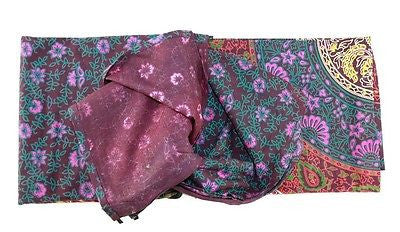 Handmade Cotton Circle of Flowers Barhmeri Tapestry Tablecloth Spread 85x100 - Sweet Us