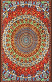 Handmade Cotton Grateful Dead Tapestry Psychedelic Bear Vibrations 60x90 w/loops - Sweet Us