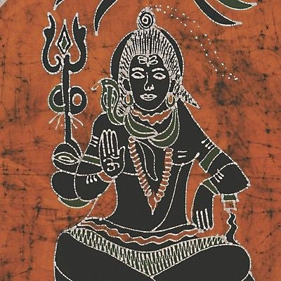 Handmade 100% Cotton Batik Supreme Tablecloth Tapestry 55x80 Sumptuous Brown - Sweet Us