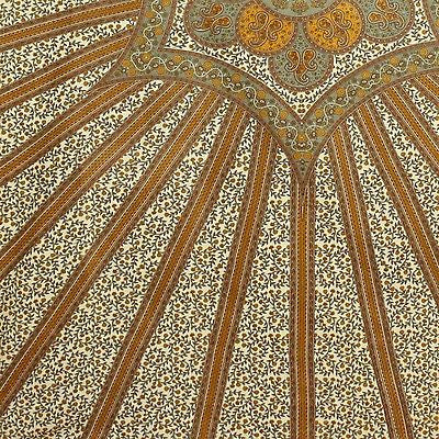 Handmade 100% Cotton Flowering Star Tapestry Tablecloth Bedspread Twin 60x90 - Sweet Us