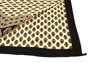 Handmade 100% Cotton Circle Mandala Geometrical Tapestry Tablecloth Spread 60x90 - Sweet Us