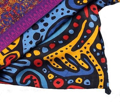 Handmade 3D Psychedelic Liquid A 100% Cotton Tapestry Tablecloth Coverlet 60x90 - Sweet Us