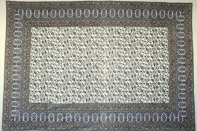 Handmade 100% Cotton Turkish Floral Tapestry Tablecloth Coverlet Spread 70x106 - Sweet Us