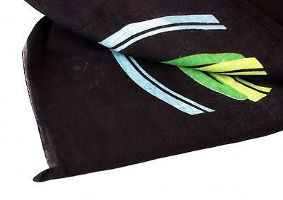 Handmade 100% Cotton 3D Rainbow Ripple Throw Tablecloth Bedspread Twin 60x90 - Sweet Us