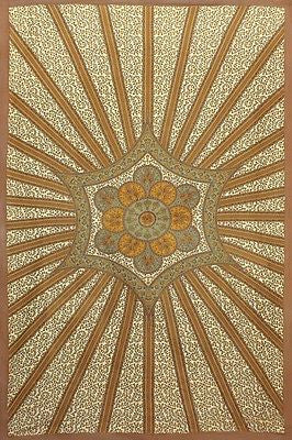 Handmade 100% Cotton Flowering Star Tapestry Tablecloth Bedspread Twin 60x90 - Sweet Us