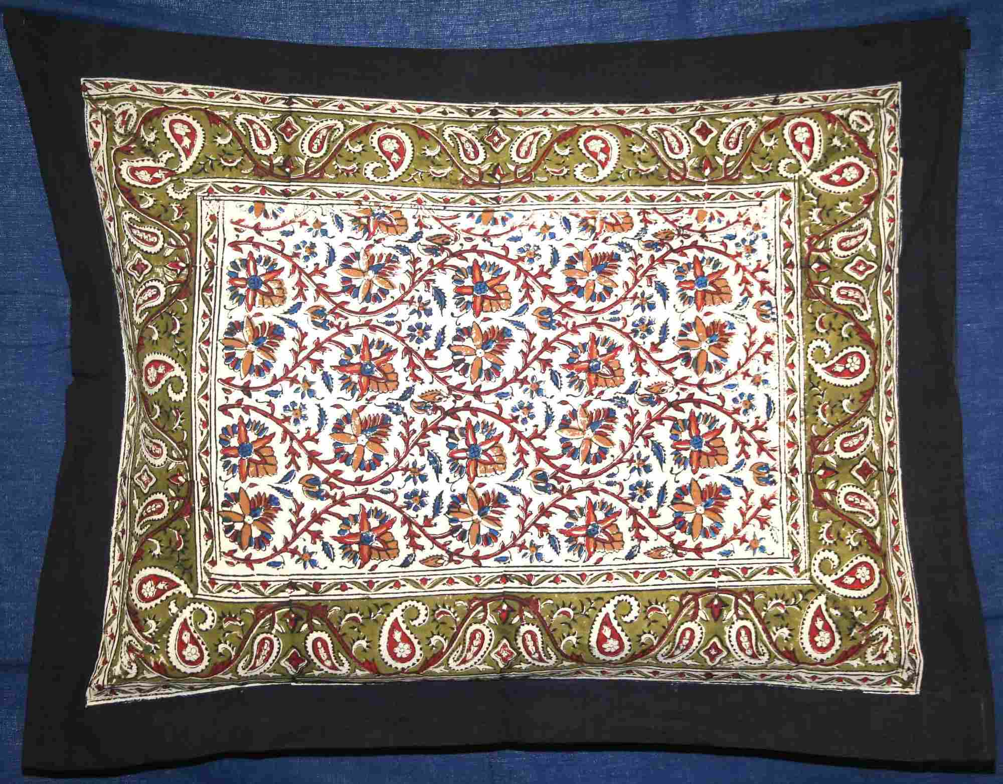 Cotton Reversible Duvet Cover Mandala Kalamkari Paisley Twin Full Queen King - Sweet Us