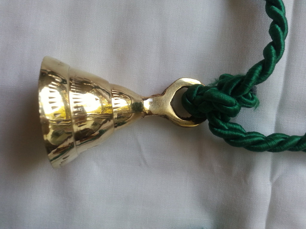 Beautiful Chime of Five Bells about 1.5 to 2 Inches High on One 28" String - Sweet Us