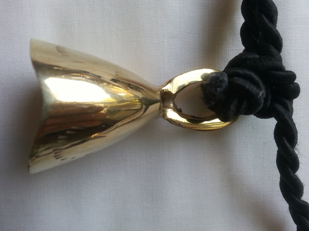 Beautiful Chime of Four Bells about 1.5 to 2 Inches High on One 26" String - Sweet Us