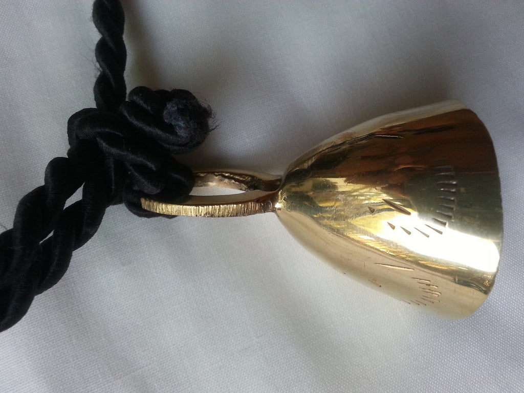 Beautiful Chime of Four Bells about 1.5 to 2 Inches High on One 26" String - Sweet Us