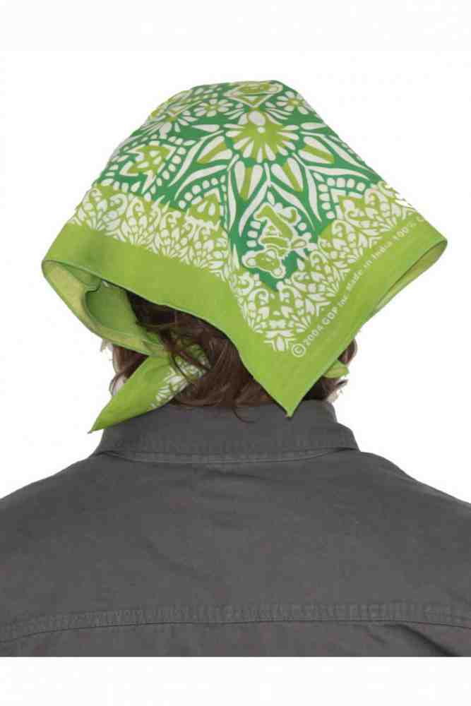 Cotton Grateful Dead Dancing Bear Bandana Scarf 22x22 Red Purple Green - Sweet Us