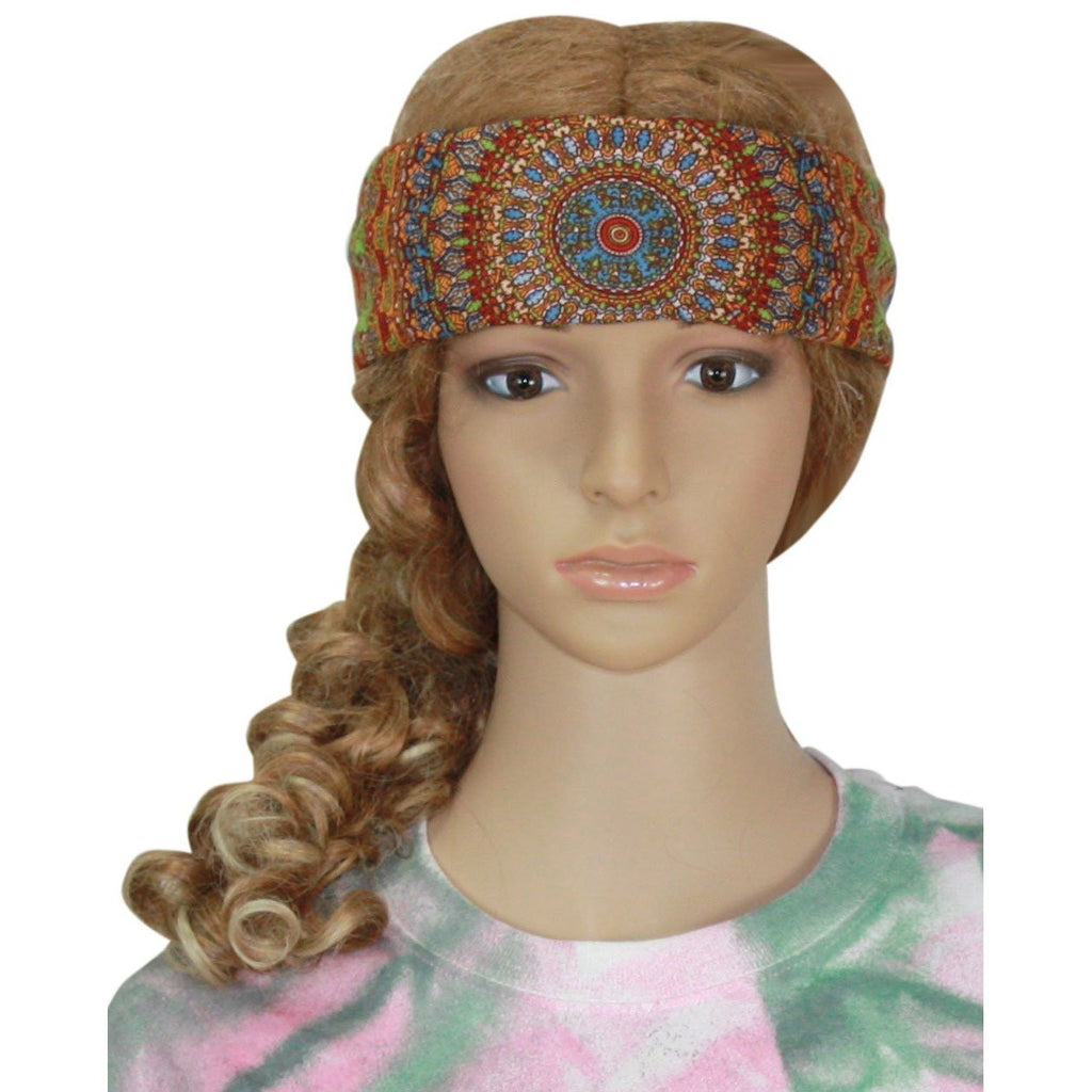 Unique Handmade Cotton Grateful Dead Vibrating Bear Mandala Bandana Scarf 22x22 - Sweet Us