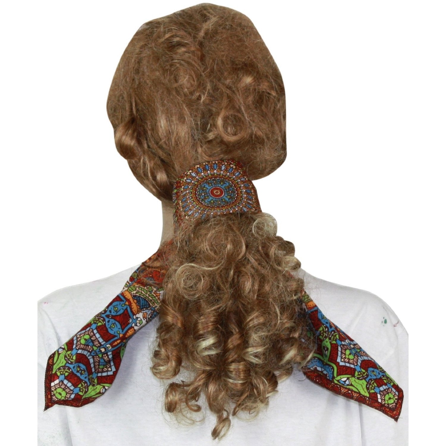 Unique Handmade Cotton Grateful Dead Vibrating Bear Mandala Bandana Scarf 22x22 - Sweet Us