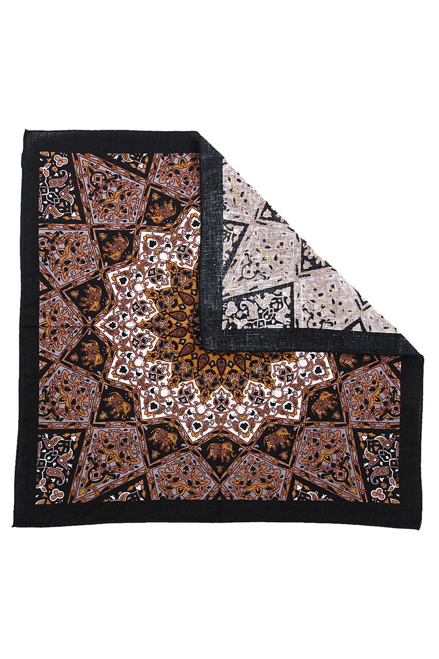 Handmade 100% Cotton Star Bandana 22x22 Mandala Elephant Scarf Paisley Floral - Sweet Us