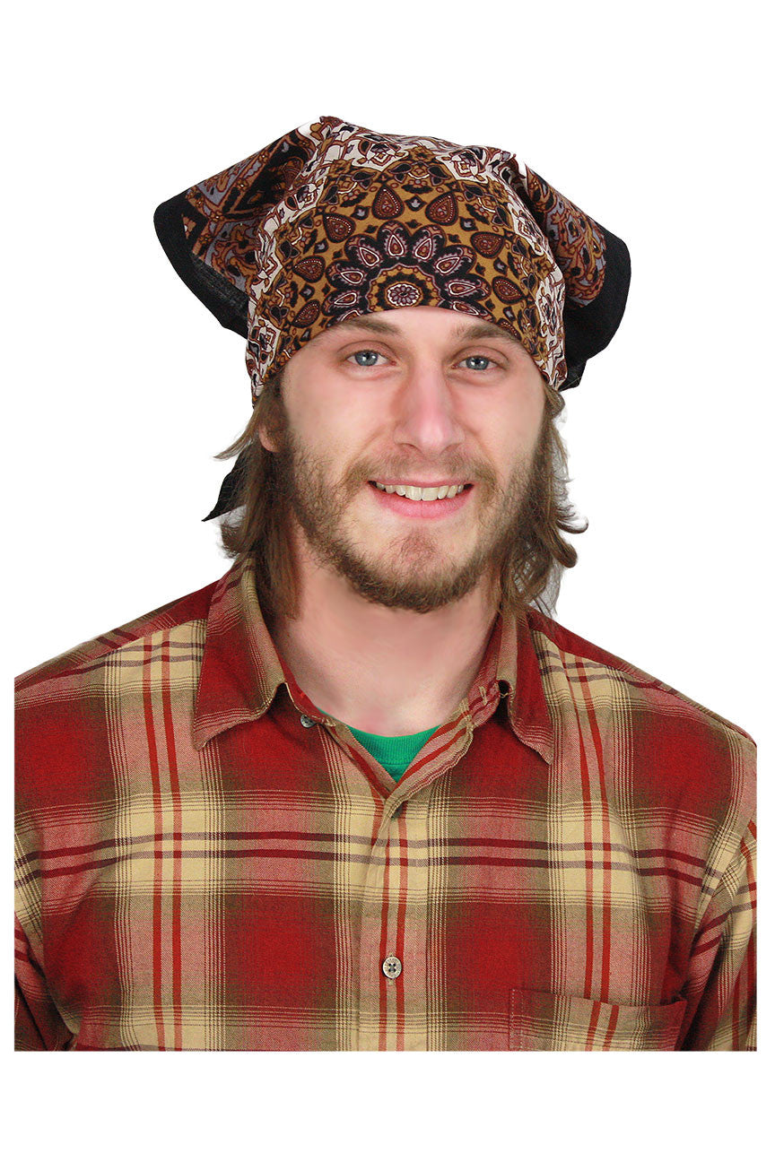 Handmade 100% Cotton Star Bandana 22x22 Mandala Elephant Scarf Paisley Floral - Sweet Us