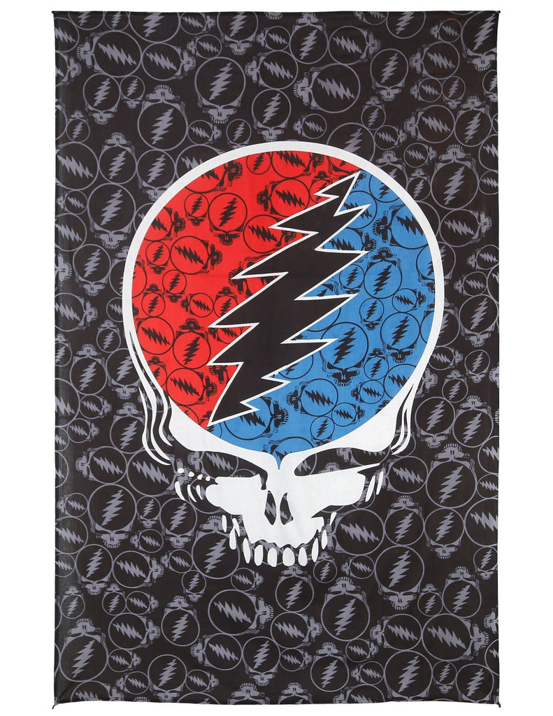 Grateful Dead Steal Your Face Huge Tapestry Wall Art Beach Sheet 52x80 inches - Sweet Us