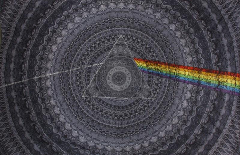 3D Pink Floyd Dark Side of Moon Tapestry Wall Hang Throw Dorm Decor 60x90, 30x45 - Sweet Us