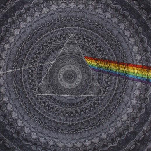 3D Pink Floyd Dark Side of Moon Tapestry Wall Hang Throw Dorm Decor 60x90, 30x45 - Sweet Us