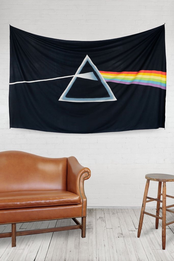 3D Pink Floyd Dark Side of Moon Tapestry Wall Hang Throw Dorm Decor 60x90, 30x45 - Sweet Us
