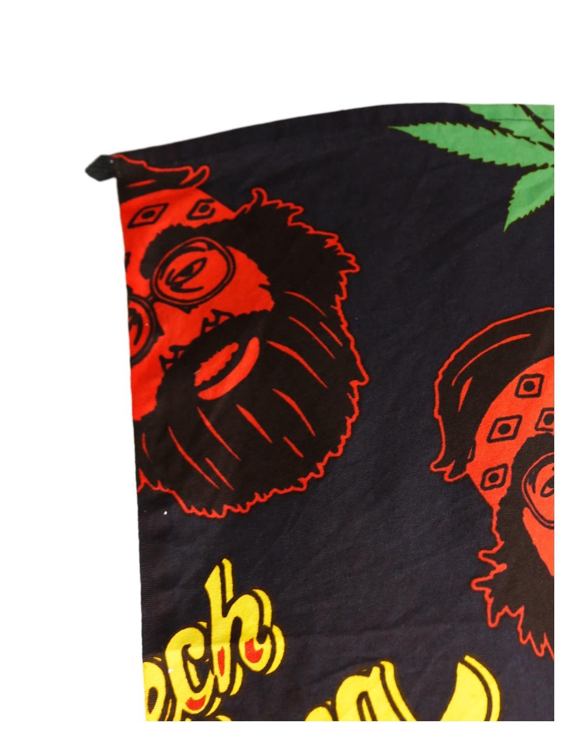 Handmade Cotton 3D Cheech & Chong Rasta Spiral Tapestry Tablecloth Spread 60x90 Inches - Sweet Us