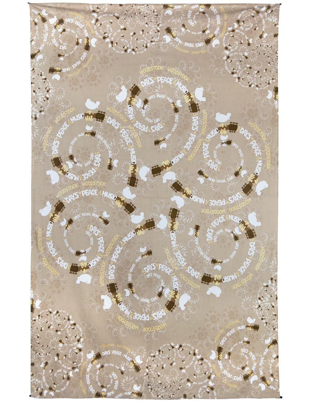 Cotton Woodstock Music Festival Fractal Tapestry Wall Art 60x90 Inches - Sweet Us