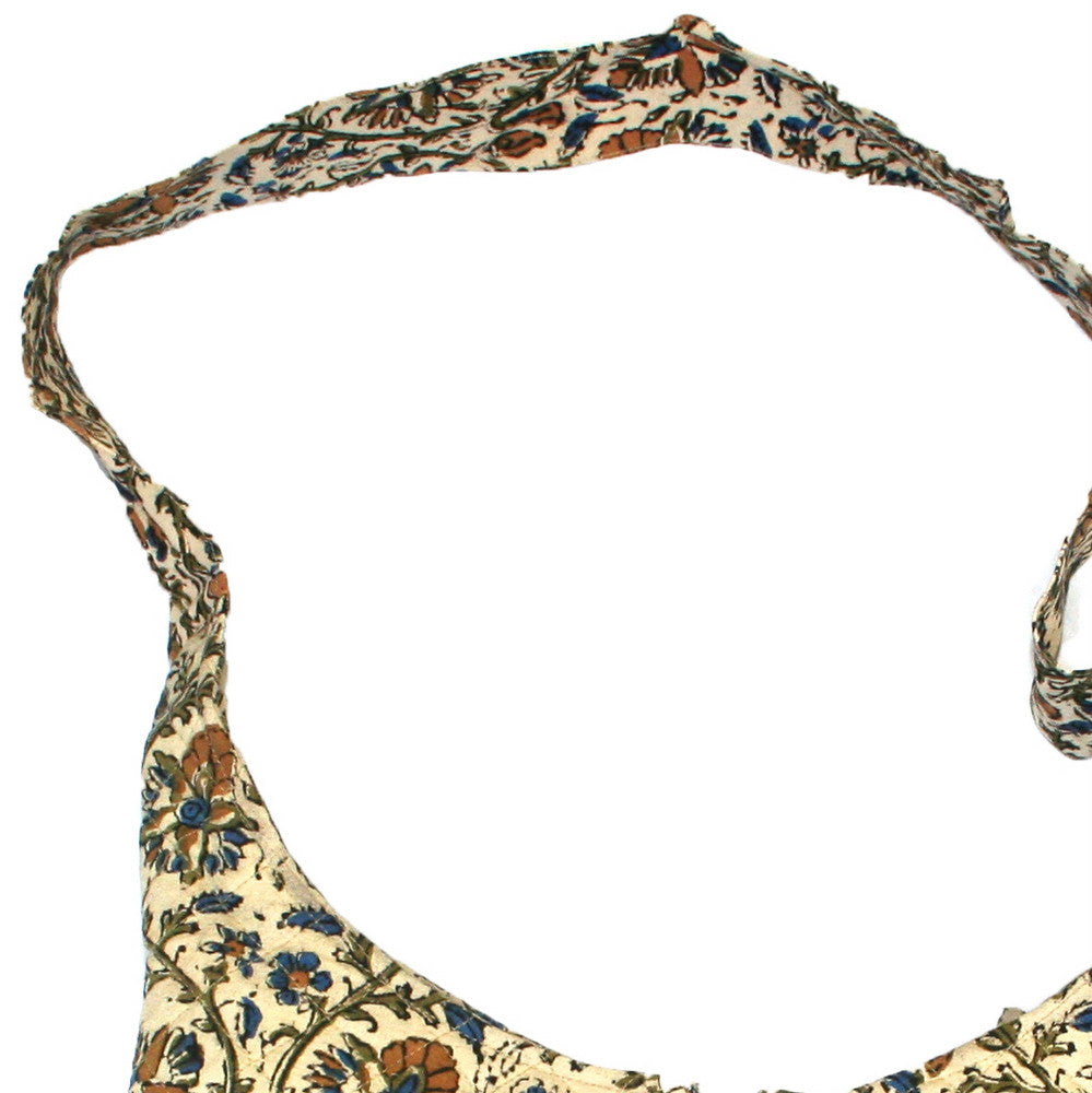 Handmade Cotton Kalamkari Block Print Hobo Shopping Work Tote Bag 14x14 - Sweet Us