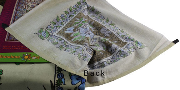 Handmade 100% Cotton Tree of Life Tapestry Tablecloth Coverlet Spread 60x90 - Sweet Us