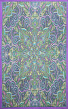 Kaleidoscope Paisley Indian Throw Tablecloth Spread Twin 60x90 Gorgeous - Sweet Us
