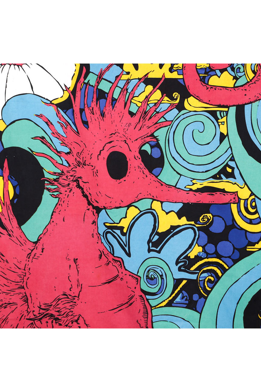 Handmade 100% Cotton 3D Psychedelic Seahorse Under Sea Party Tapestry Tablecloth Beach Sheet 60x90 - Sweet Us
