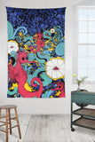 Handmade 100% Cotton 3D Psychedelic Seahorse Under Sea Party Tapestry Tablecloth Beach Sheet 60x90 - Sweet Us