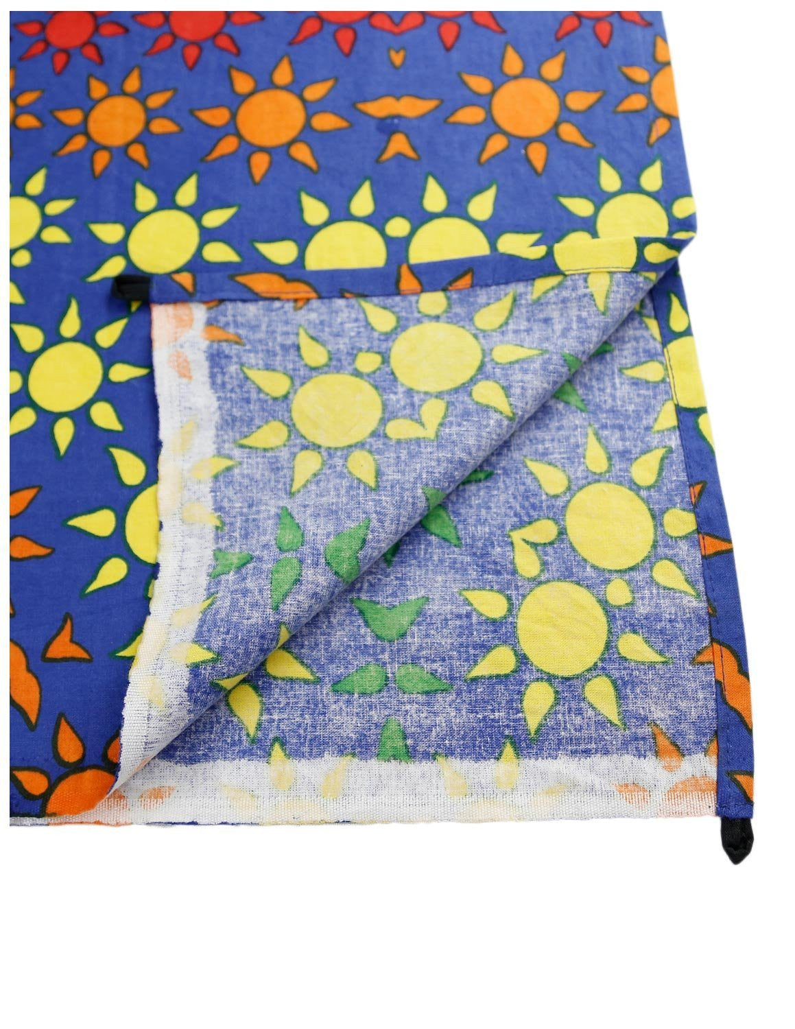 Handmade 100% Cotton Twisted Suns Hippie Bohemian Tapestry Tablecloth Throw Beach Sheet Dorm Decor 60x90 - Sweet Us