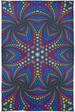 Handmade 100% Cotton Twisted Suns Hippie Bohemian Tapestry Tablecloth Throw Beach Sheet Dorm Decor 60x90 - Sweet Us