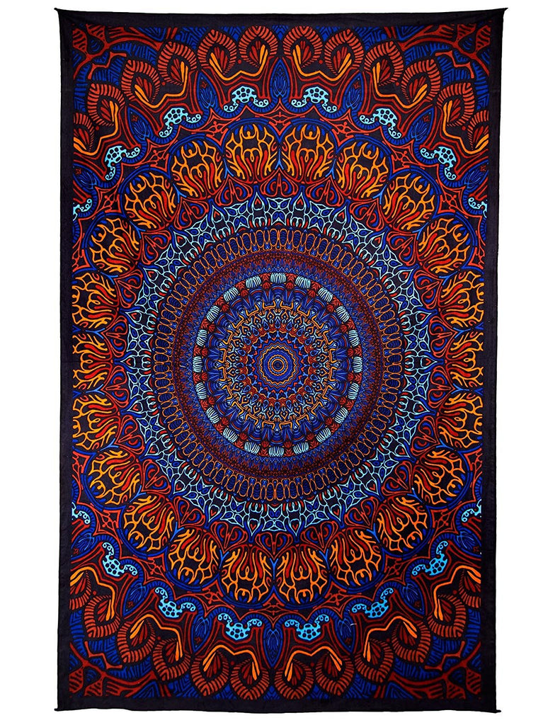 Handmade 100% Cotton 3D Origin of Life Tapestry Tablecloth Beach Sheet 60x90 - Sweet Us