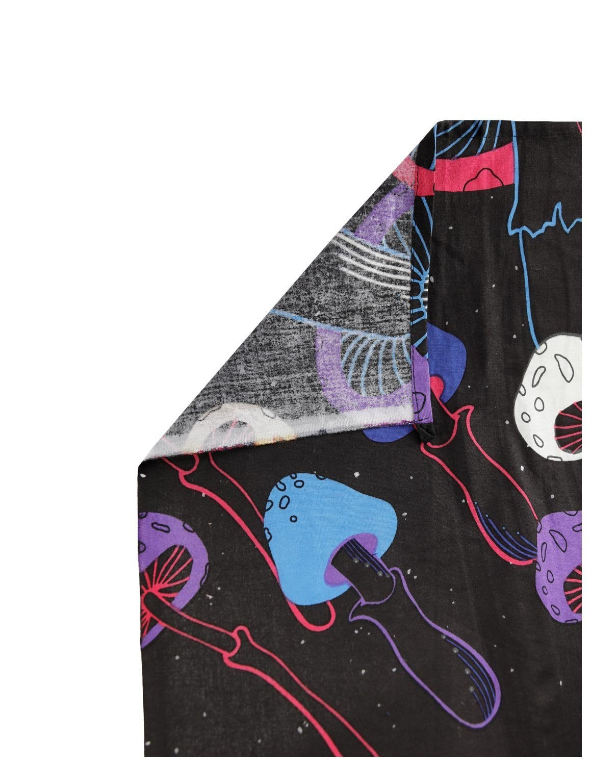 Handmade Cotton 3D Magic Mushrooms Tapestry 60x90 Inches Tablecloth Bedspread Beach Sheet Sun Canopy - Sweet Us