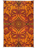 Honey Hive Psych Art Tapestry Wall Hang Cotton Tablecloth Rectangle 60x90 inches - Sweet Us