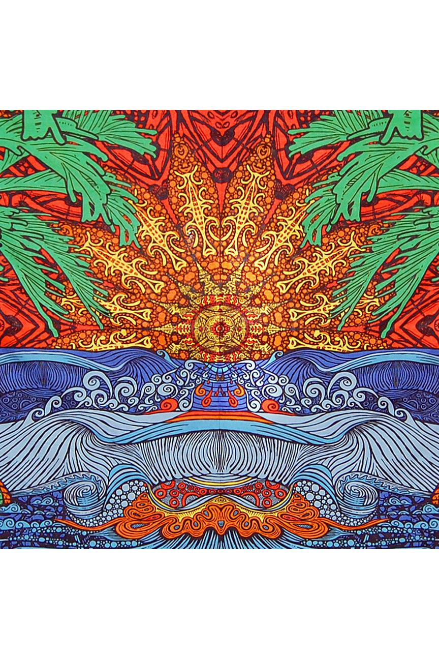 Cotton 3D Epic Surf Tapestry Wall Hanging Throw Tablecloth Spread Full 85x100 - Sweet Us